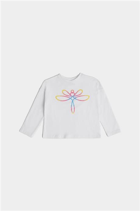 Tyess Kız Çocuk Beyaz T-Shirt