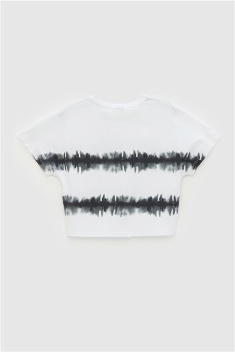 Tyess Kız Çocuk Beyaz T-Shirt