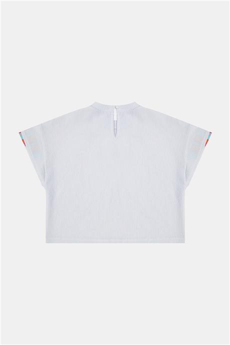 Tyess Kız Çocuk Beyaz Tshirt