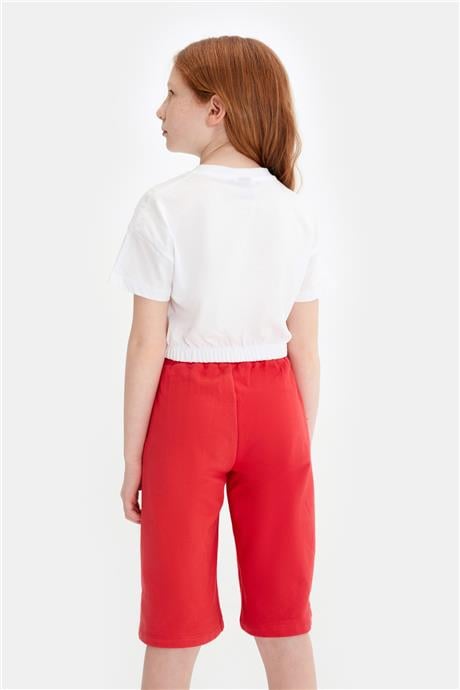 Tyess Kız Çocuk Beyaz Tshirt