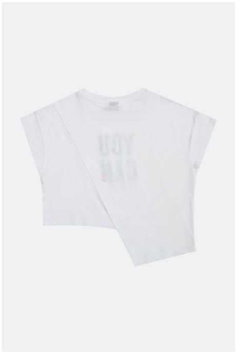 Tyess Kız Çocuk Beyaz Tshirt