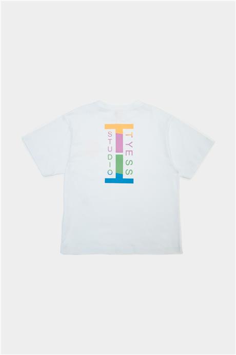 Tyess Kız Çocuk Beyaz Tshirt
