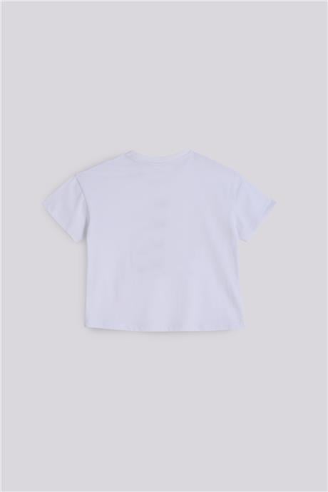 Tyess Kız Çocuk Beyaz TshirtTyess Kız Çocuk Beyaz Tshirt