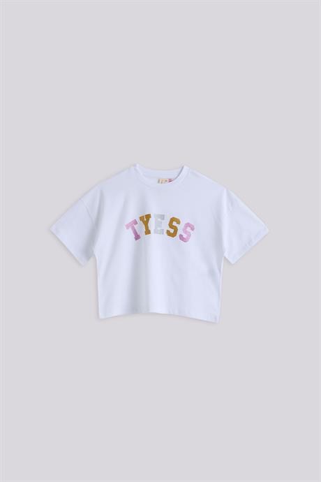 Tyess Kız Çocuk Beyaz TshirtTyess Kız Çocuk Beyaz Tshirt