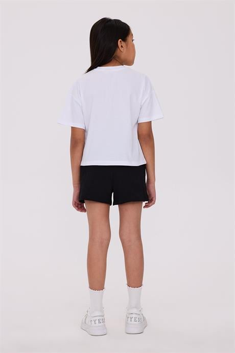 Tyess Kız Çocuk Beyaz TshirtTyess Kız Çocuk Beyaz Tshirt