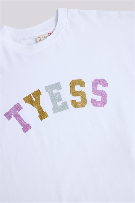 Tyess Kız Çocuk Beyaz TshirtTyess Kız Çocuk Beyaz Tshirt