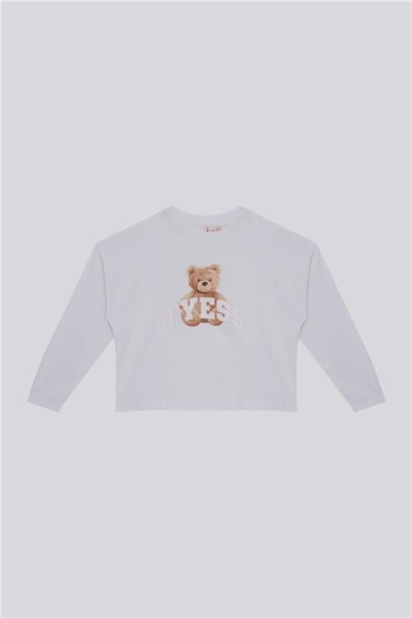 Tyess Kız Çocuk Beyaz TshirtTyess Kız Çocuk Beyaz Tshirt