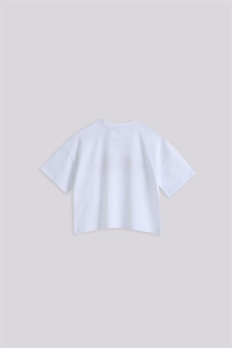 Tyess Kız Çocuk Beyaz TshirtTyess Kız Çocuk Beyaz Tshirt