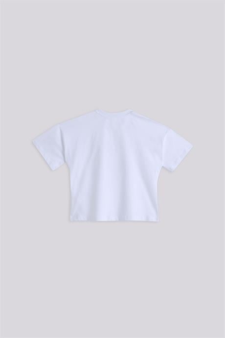 Tyess Kız Çocuk Beyaz TshirtTyess Kız Çocuk Beyaz Tshirt