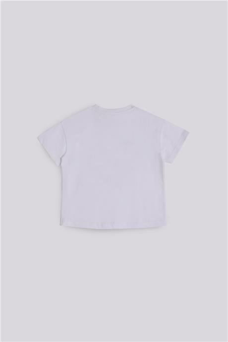 Tyess Kız Çocuk Beyaz TshirtTyess Kız Çocuk Beyaz Tshirt