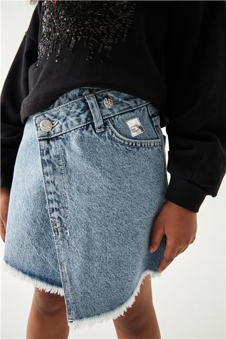 Tyess Kız Çocuk Denim Etek
