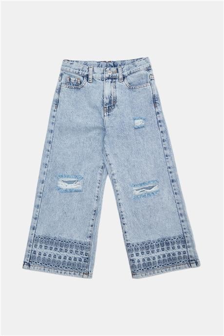 Tyess Kız Çocuk Denim Pantolon