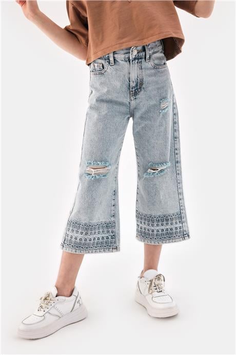 Tyess Kız Çocuk Denim Pantolon