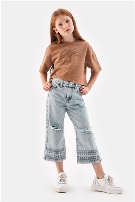 Tyess Kız Çocuk Denim Pantolon