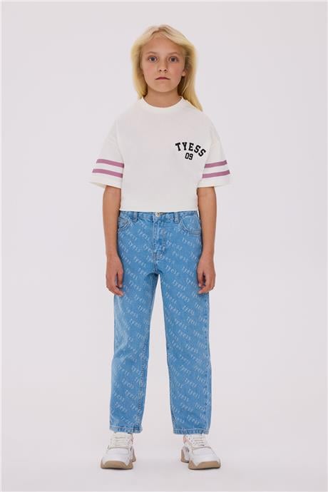 Tyess Kız Çocuk Denim PantolonTyess Kız Çocuk Denim Pantolon