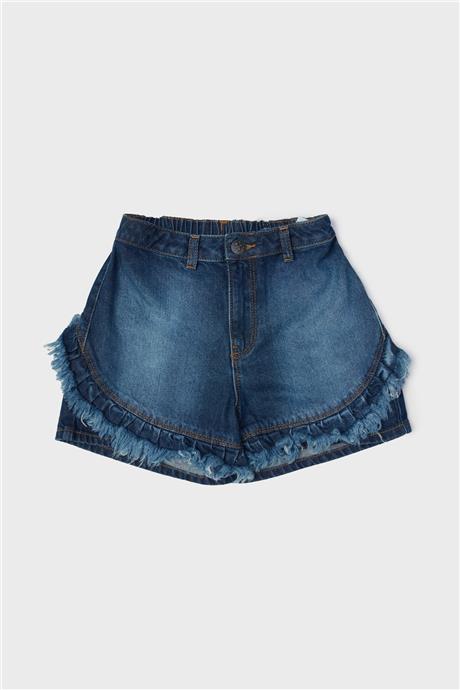 Tyess Kız Çocuk Denim Şort