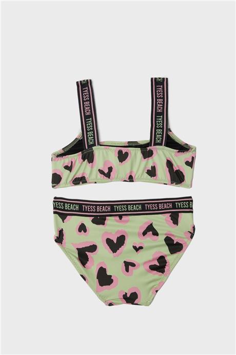 Tyess Kız Çocuk Desenli Bikini