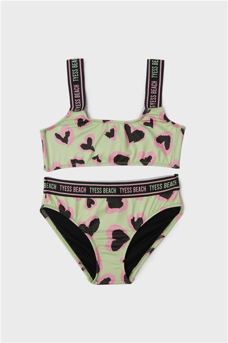 Tyess Kız Çocuk Desenli Bikini