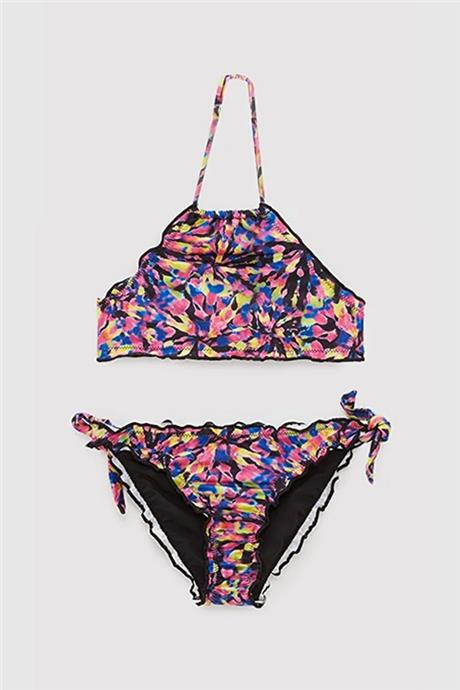 Tyess Kız Çocuk Desenli Bikini
