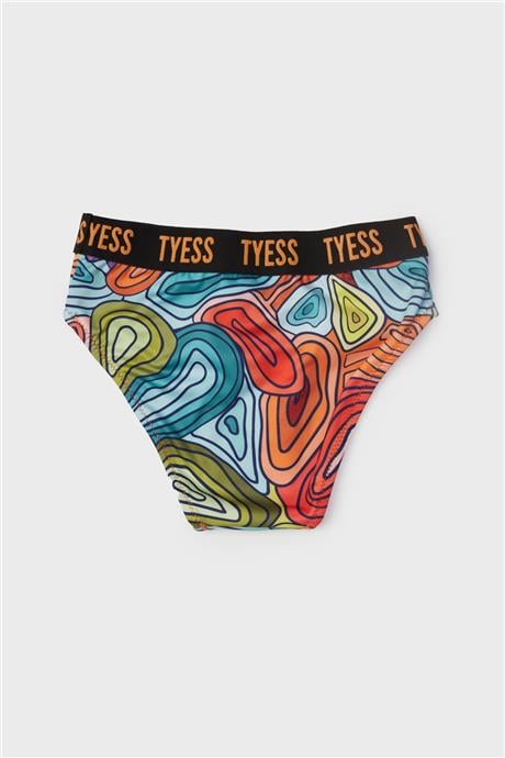 Tyess Kız Çocuk Desenli Bikini