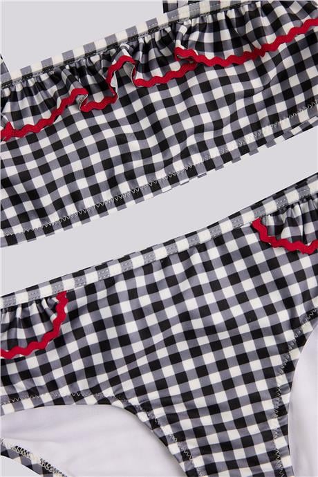 Tyess Kız Çocuk Desenli BikiniTyess Kız Çocuk Desenli Bikini