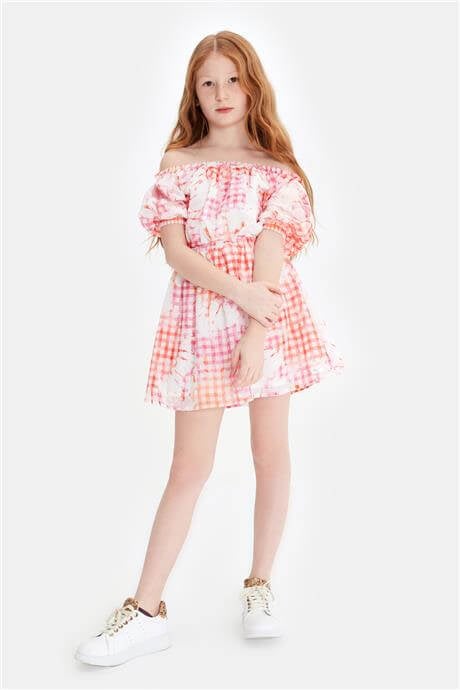 Tyess Girl Patterned DressTyess Girl Patterned Dress