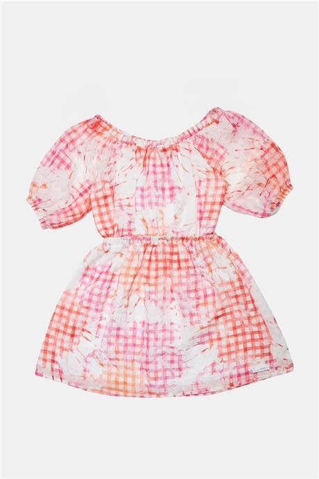 Tyess Girl Patterned DressTyess Girl Patterned Dress