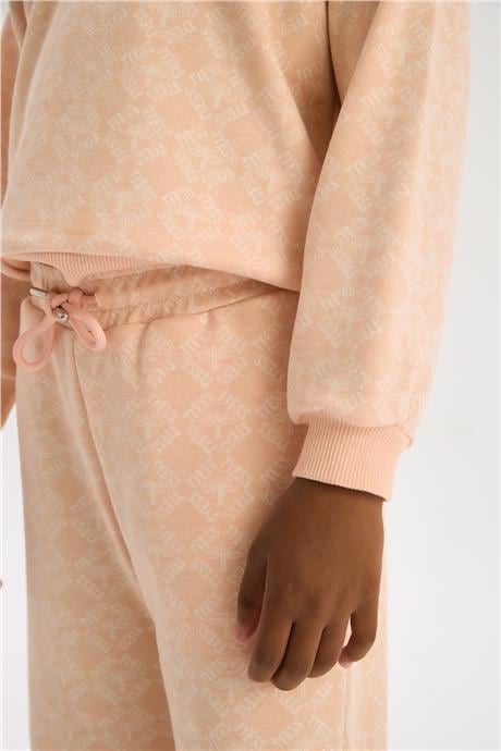 Tyess Kız Çocuk Desenli Eşofman AltıTyess Kız Çocuk Desenli Eşofman Altı