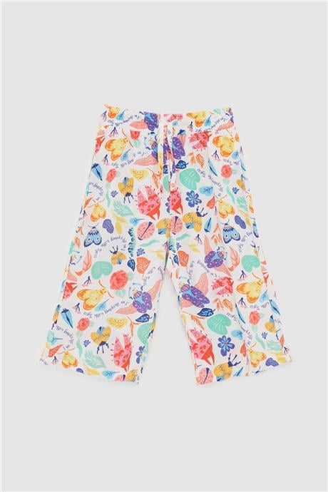 Tyess Kız Çocuk Desenli Pijama Takım