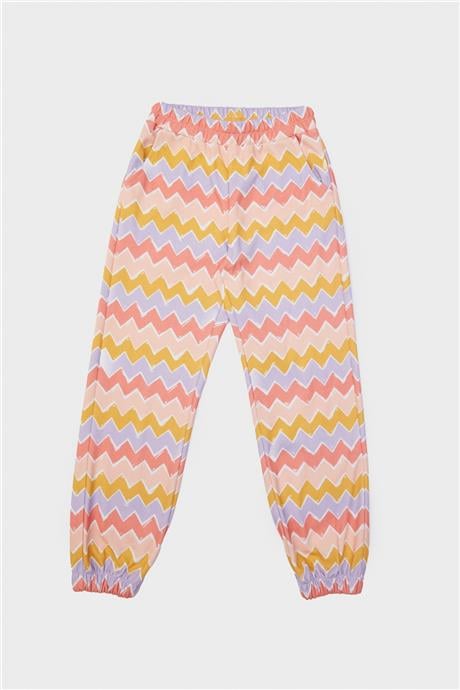 Tyess Kız Çocuk Desenli Pijama Takımı