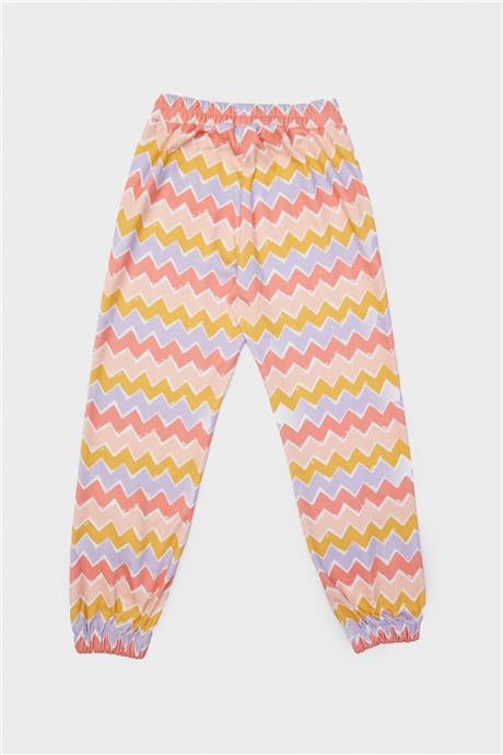 Tyess Kız Çocuk Desenli Pijama Takımı