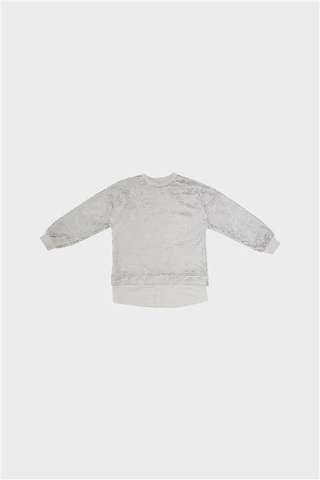 Tyess Kız Çocuk Desenli Sweatshirt