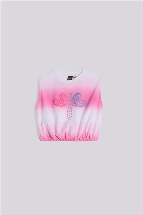 Tyess Kız Çocuk Desenli TshirtTyess Kız Çocuk Desenli Tshirt