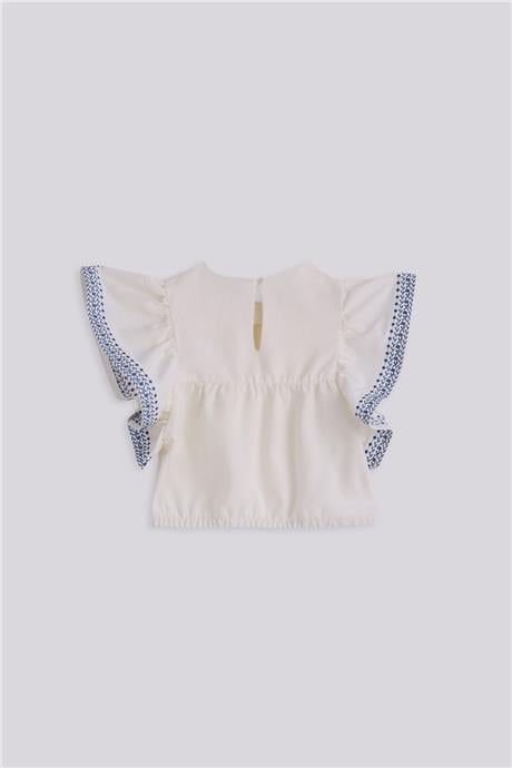 Tyess Girl Ecru BlouseTyess Girl Ecru Blouse