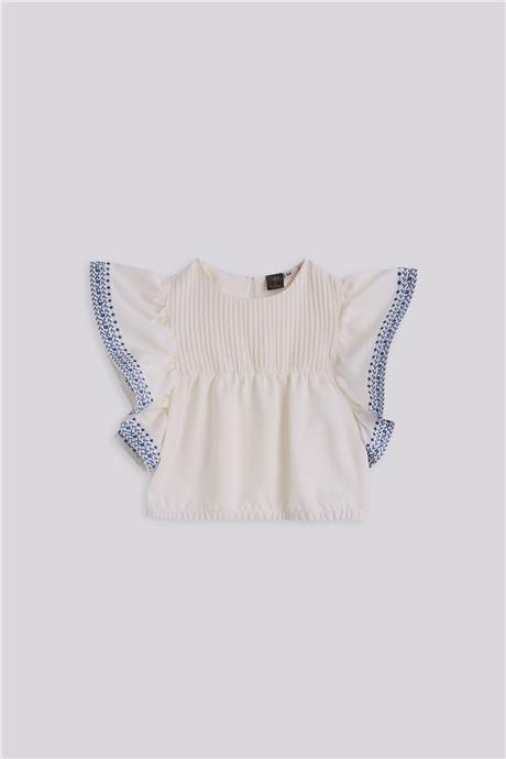 Tyess Girl Ecru BlouseTyess Girl Ecru Blouse