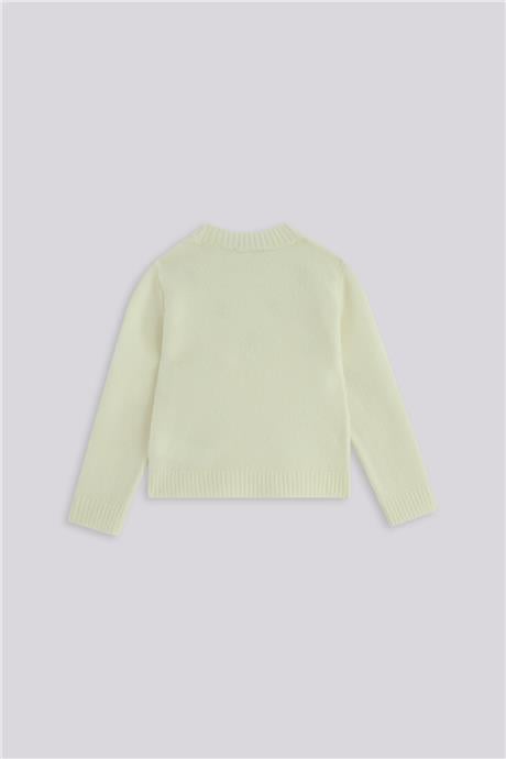 Tyess Girl Ecru SweaterTyess Girl Ecru Sweater