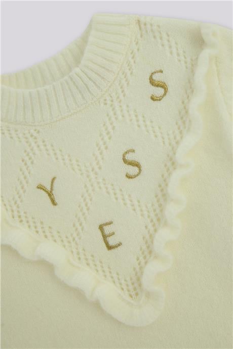 Tyess Girl Ecru SweaterTyess Girl Ecru Sweater