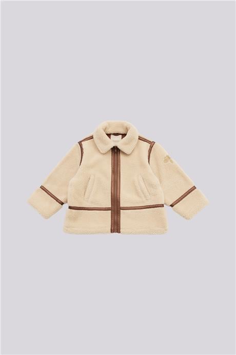 Tyess Girl Ecru CoatTyess Girl Ecru Coat