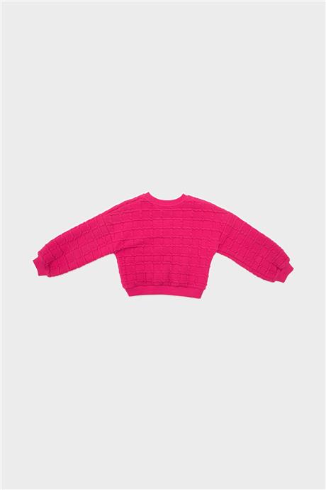 Tyess Kız Çocuk Fuşya Sweatshirt