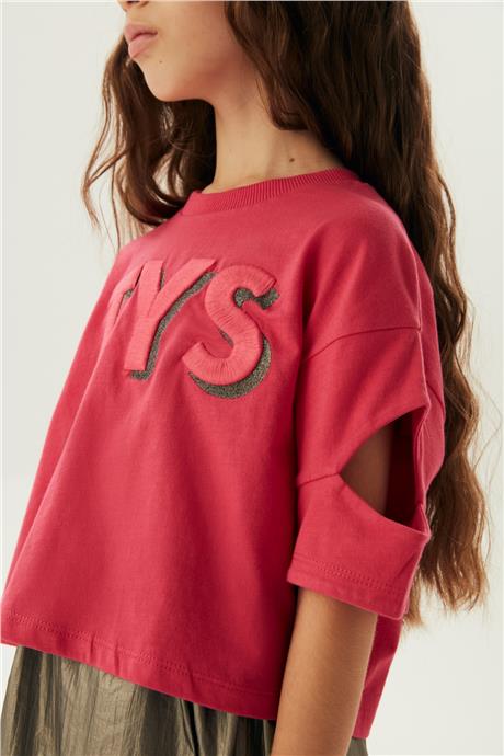Tyess Kız Çocuk Fuşya T-Shirt