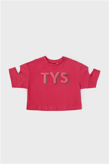 Tyess Kız Çocuk Fuşya T-Shirt