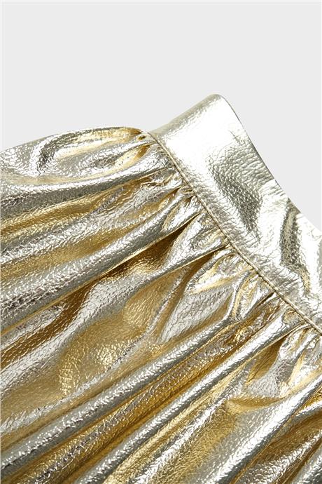 Tyess Kız Çocuk Gold Etek