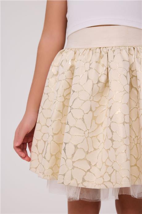 Tyess Girl Gold SkirtTyess Girl Gold Skirt