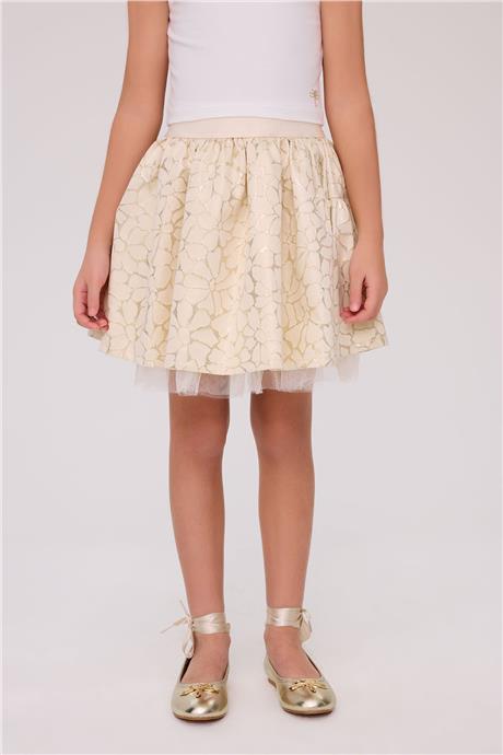 Tyess Girl Gold SkirtTyess Girl Gold Skirt