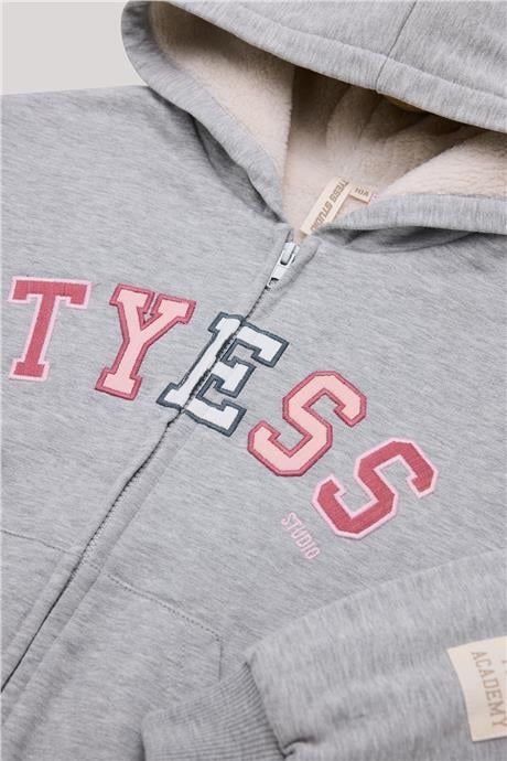 Tyess Kız Çocuk Gri Eşofman Altı