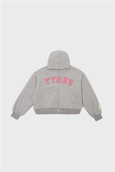 Tyess Kız Çocuk Gri Sweatshirt