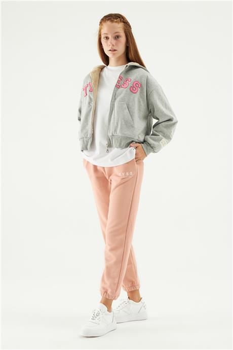 Tyess Kız Çocuk Gri Sweatshirt