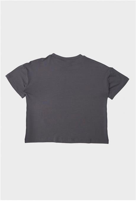 Tyess Kız Çocuk Gri T-Shirt
