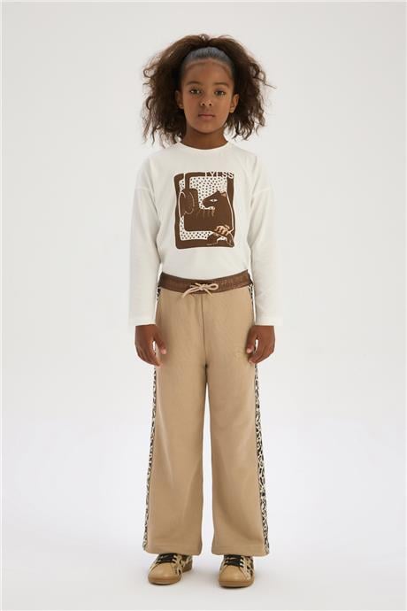 Tyess Girl Brown Tracksuit BottomTyess Girl Brown Tracksuit Bottom