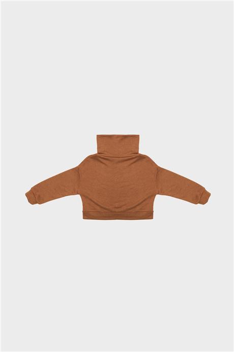 Tyess Kız Çocuk Kamel Sweatshirt